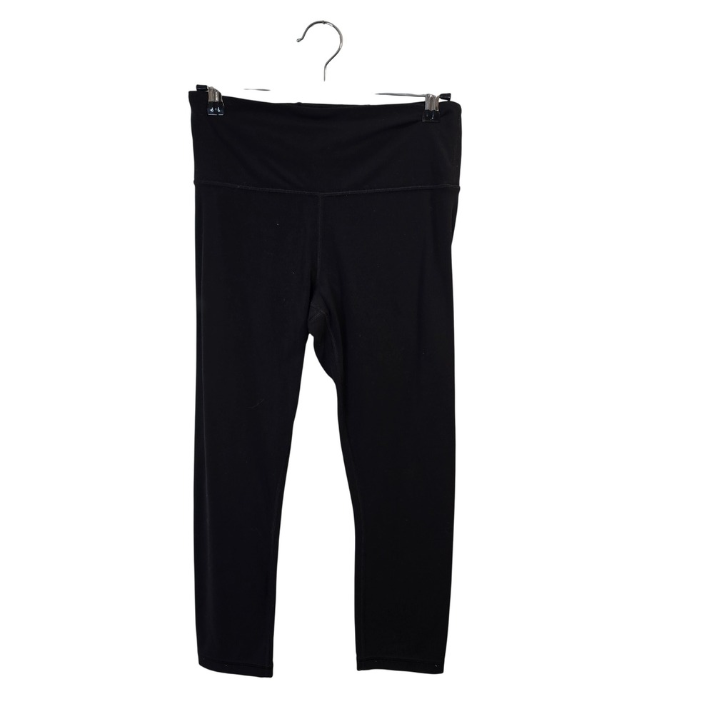 Athleta Elation Capri Women Size S Black Powervita‎ High Rise Yoga Leggings